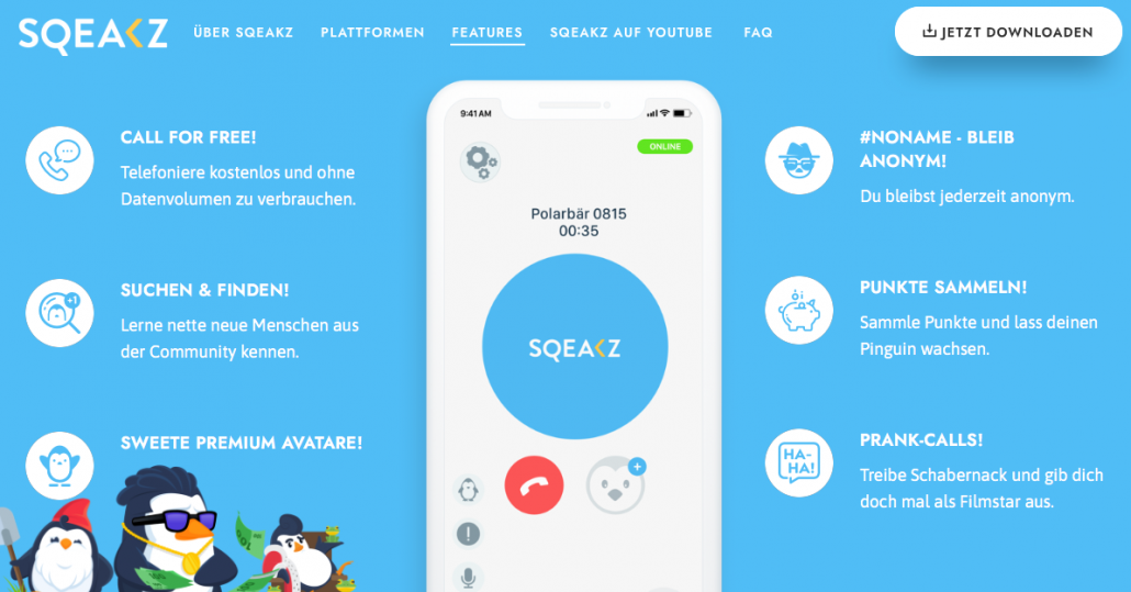 Sqeakz Social App 2021