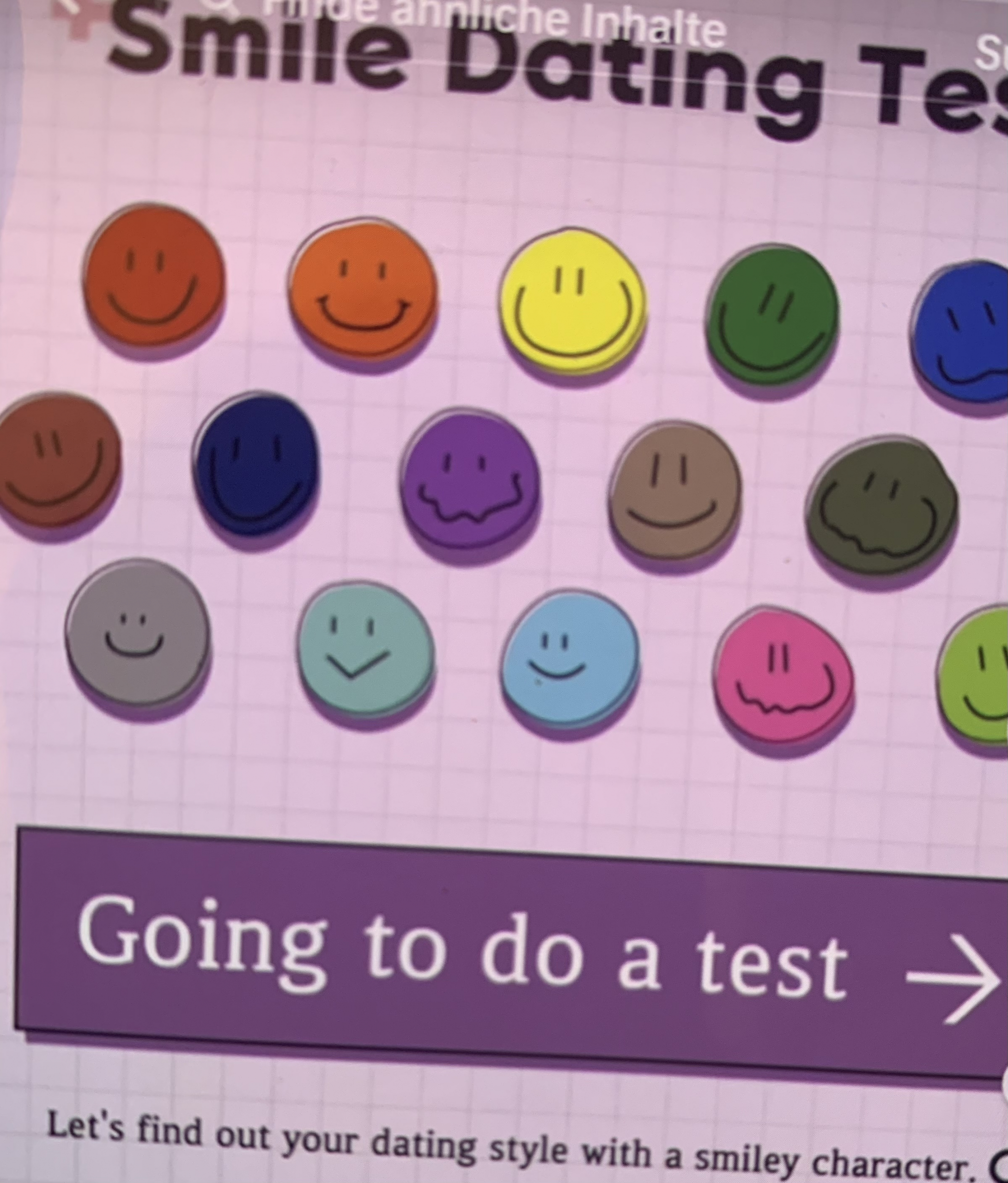 Smile Dating Test auf der TikTok App